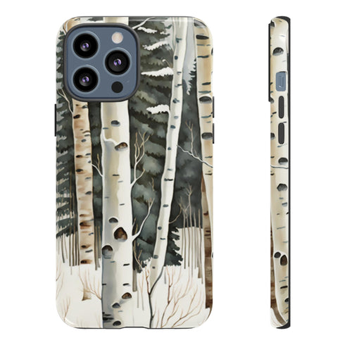 Winter Aspen Trunks - Impact Resistant Phone Case